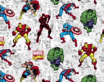 Marvel Comics Advenger kids movie cartoon super hero fabric curtain Valance