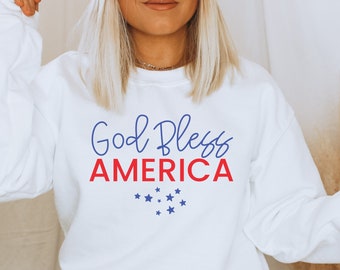 God Bless America SVG: 4th of July Patriotic Design (Digital Download)
