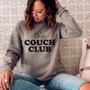 The Couch Club Svg, Introvert Svg, Homebody Svg, Weekend Svg, Hangover Sweatshirt Svg, Hungover Svg, Funny Trendy Svg, Cricut Cut File