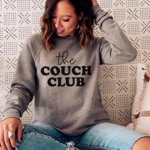 The Couch Club Svg, Introvert Svg, Homebody Svg, Weekend Svg, Hangover Sweatshirt Svg, Hungover Svg, Funny Trendy Svg, Cricut Cut File
