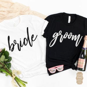 Bride Groom SVG, Wedding Svg, Wedding cut file, Bride Svg, Groom Svg, Wedding clipart, Bridal Party Svg, Cricut, Silhouette Cut Files