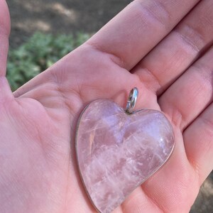 Rose Quartz Heart Pendant