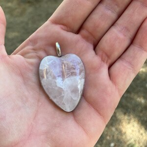 Rose Quartz Heart Pendant