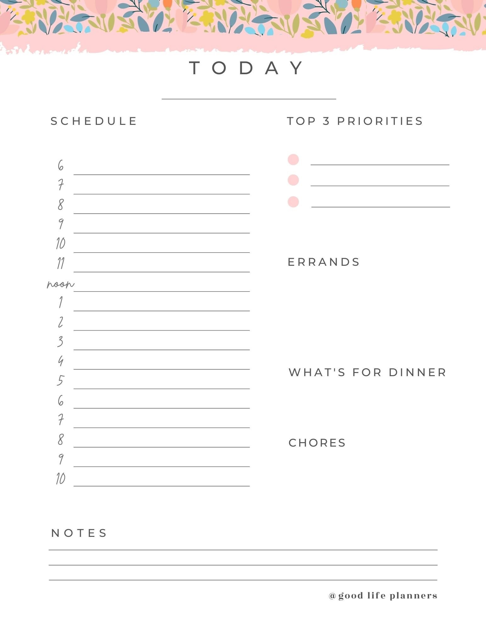 printable calendar printable planners daily weekly etsy