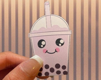 Mini pegatina de té de burbujas