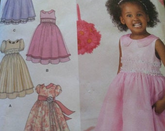 Simplicity 1507 toddler special occasion dress size 2