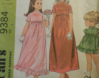 Vintage McCall's 9384 child dress