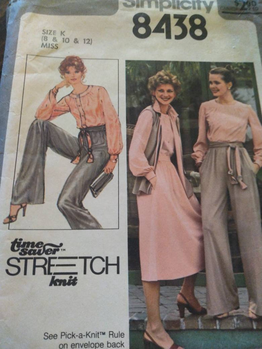 Vintage Simplicity 8438 Size 10 - Etsy