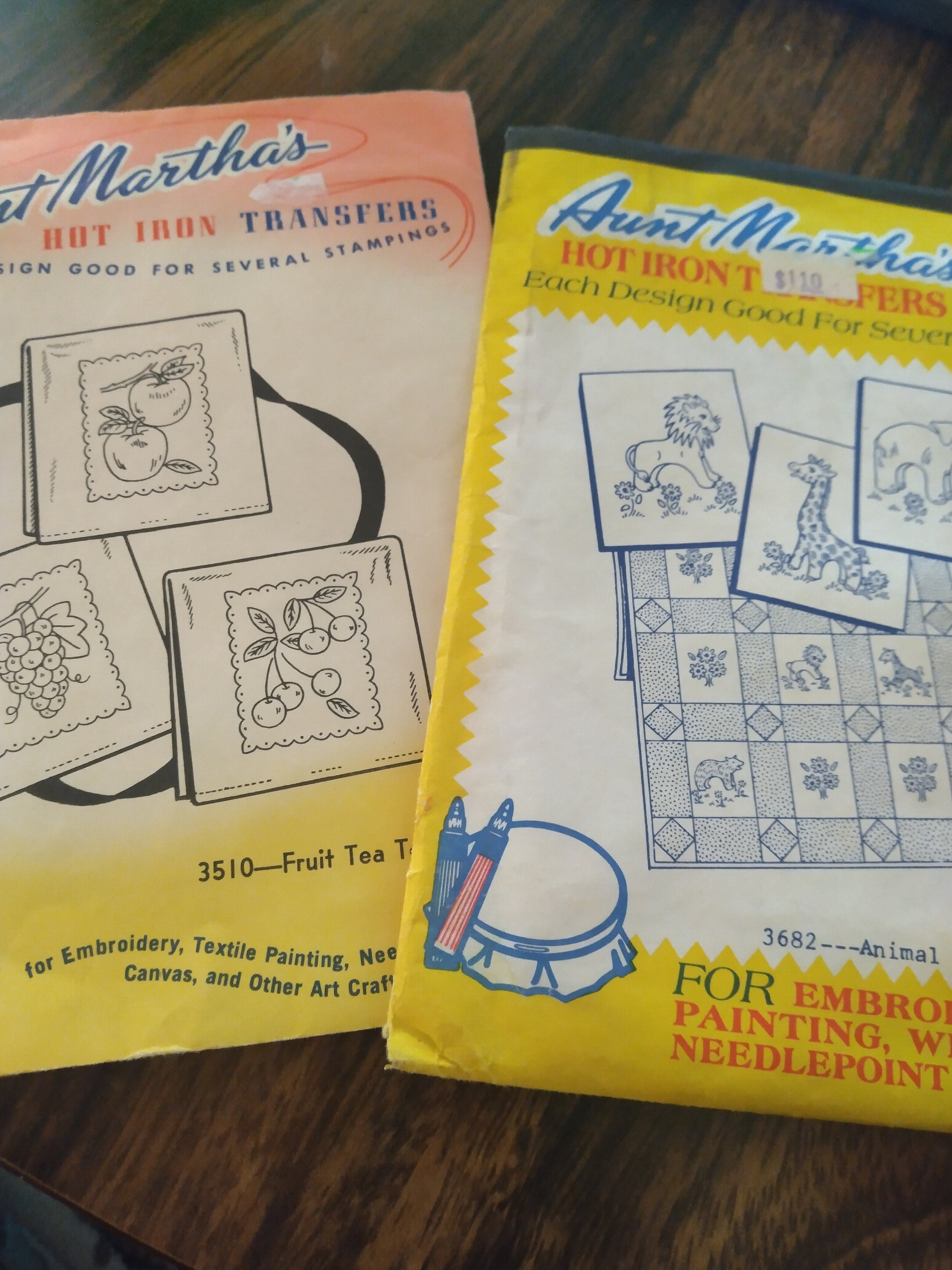 Aunt Martha's Iron on Transfers - Etsy