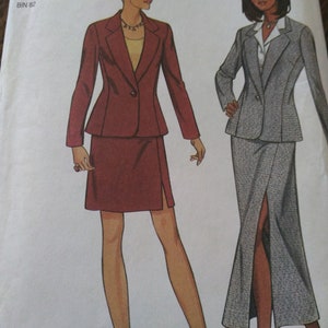 Simplicity New Look 6701 size 10 jacket and skirt pattern