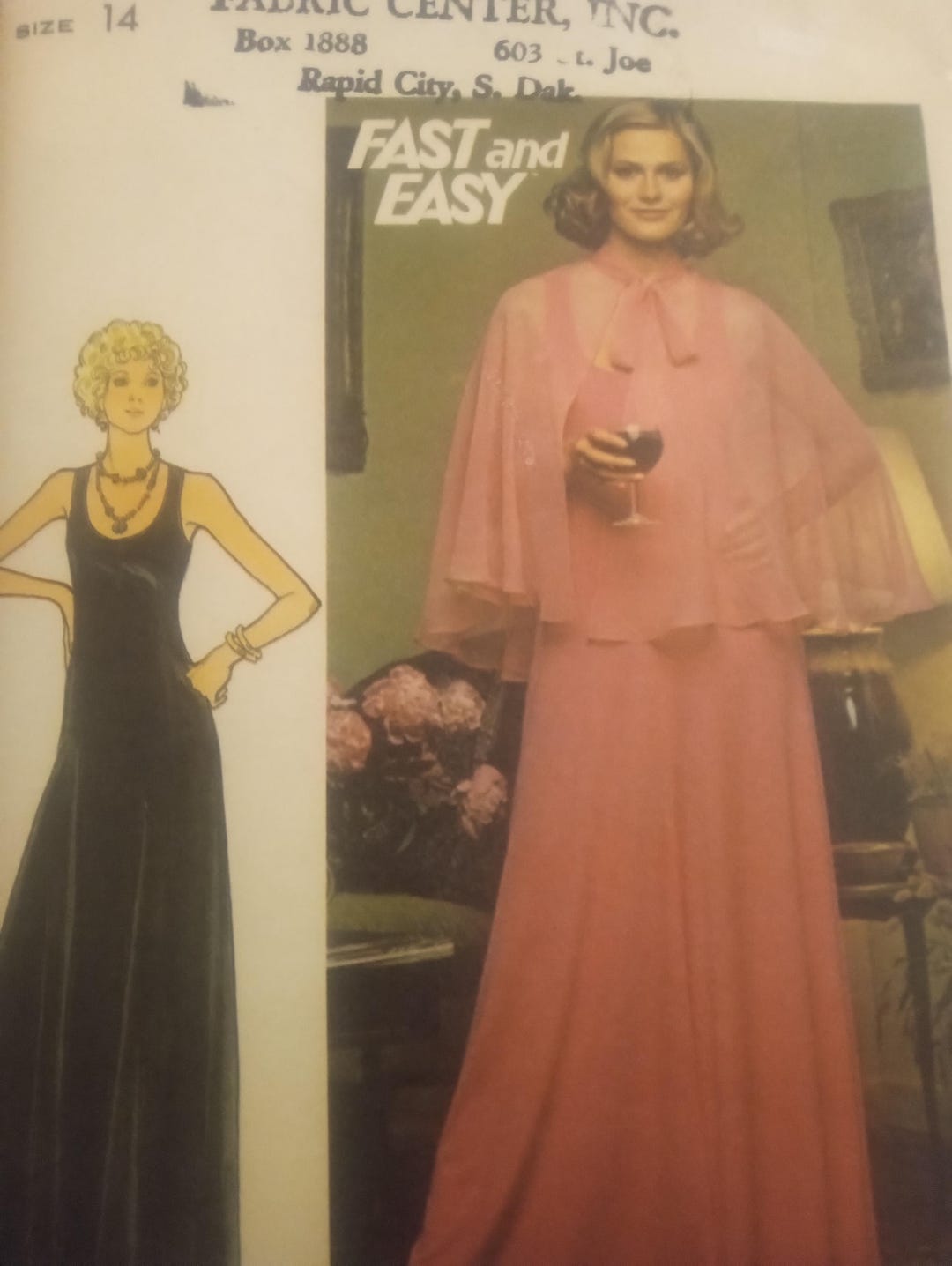 Uncut Vintage Butterick 4516 Size 14 Misses Evening Dress - Etsy