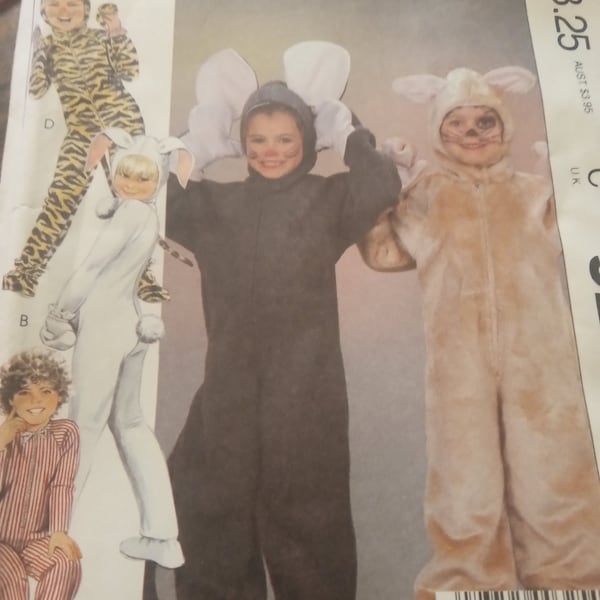 McCall's 9233 size 8 child animal costume