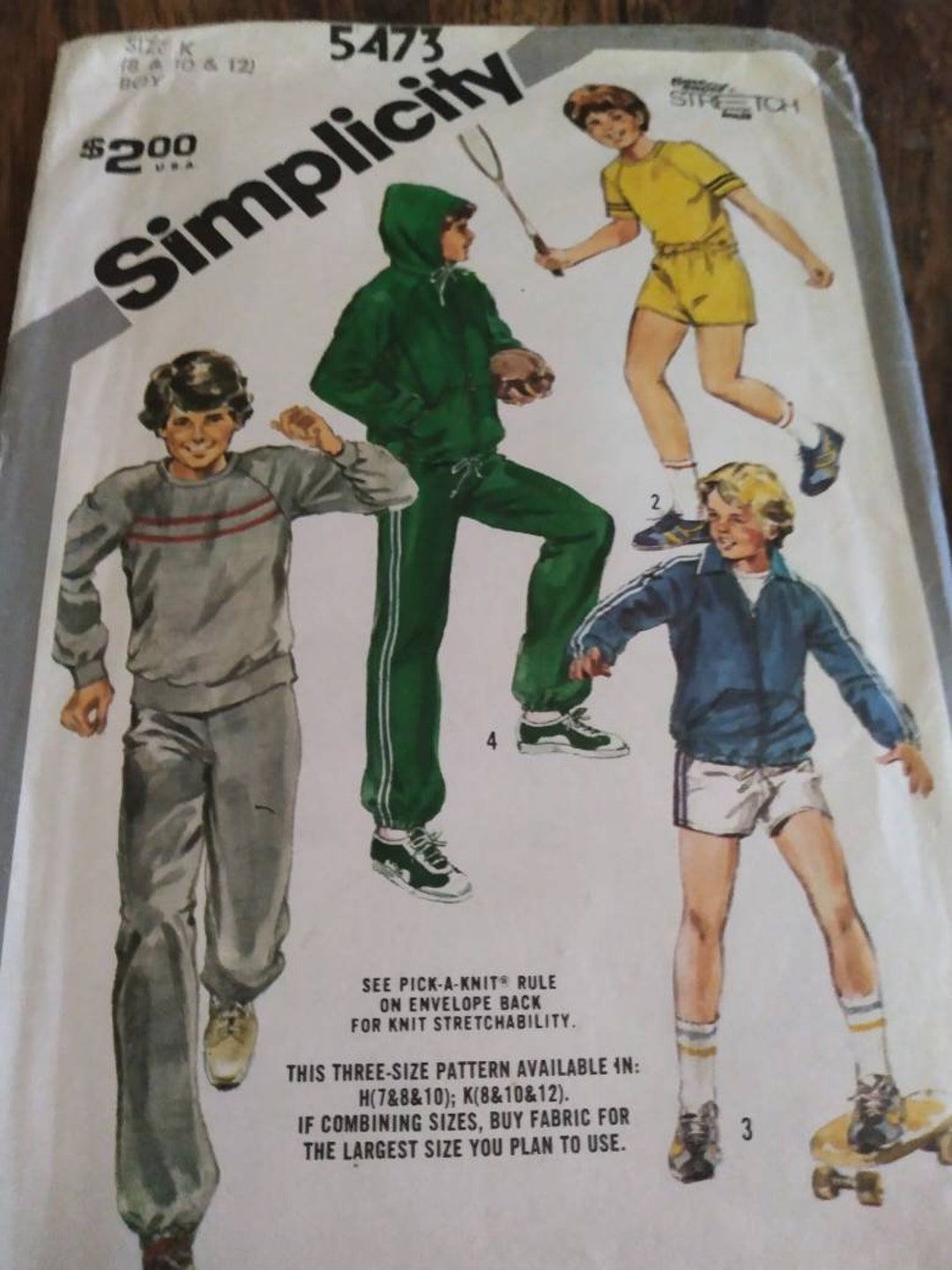 Simplicity 5473 Pattern Uncut Vintage Simplicity 5473 Size K - Etsy