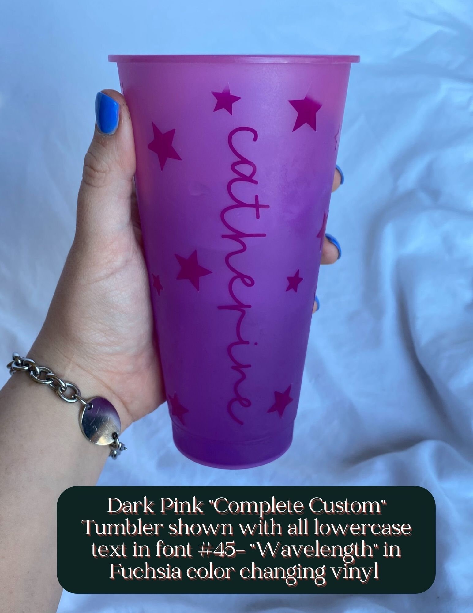 Custom Color Changing Tumbler Etsy