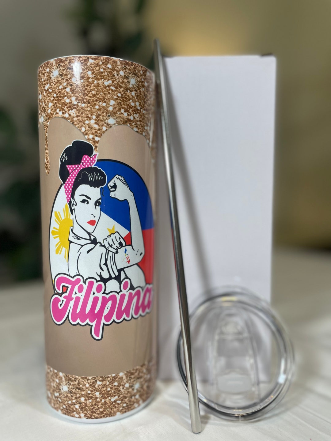 Tumbler Filipino Design Filipina Etsy