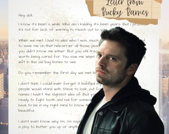 Letter from Bucky Barnes to You