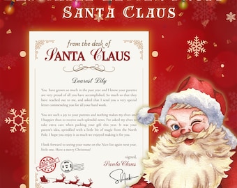 Editable Letter from Santa Claus