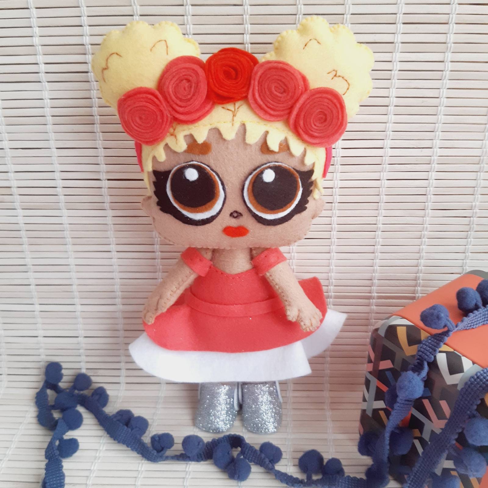 Easy doll pattern felt doll patterns felt pattern pdf | Etsy