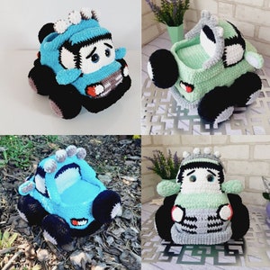 Pattern Amigurumi car, Crochet car Pattern, Plush car toy, toy auto, Gift for a man, A Gift for a boy, amigurumi car PDF, auto-pickup