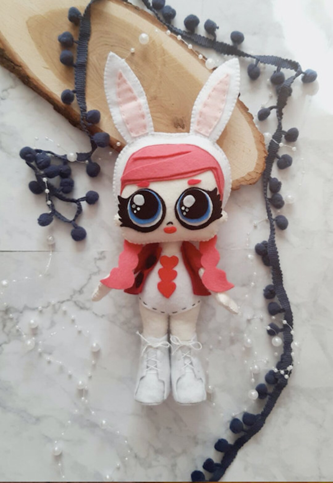 Easy Doll Pattern, Felt Doll Patterns, Felt Pattern, Pdf Pattern