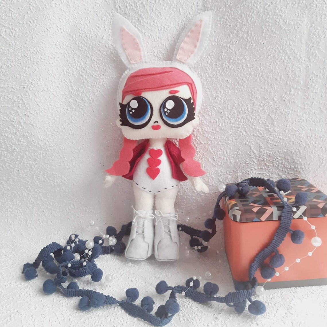 Easy Doll Pattern Felt Doll Patterns Felt Pattern Pdf | Etsy