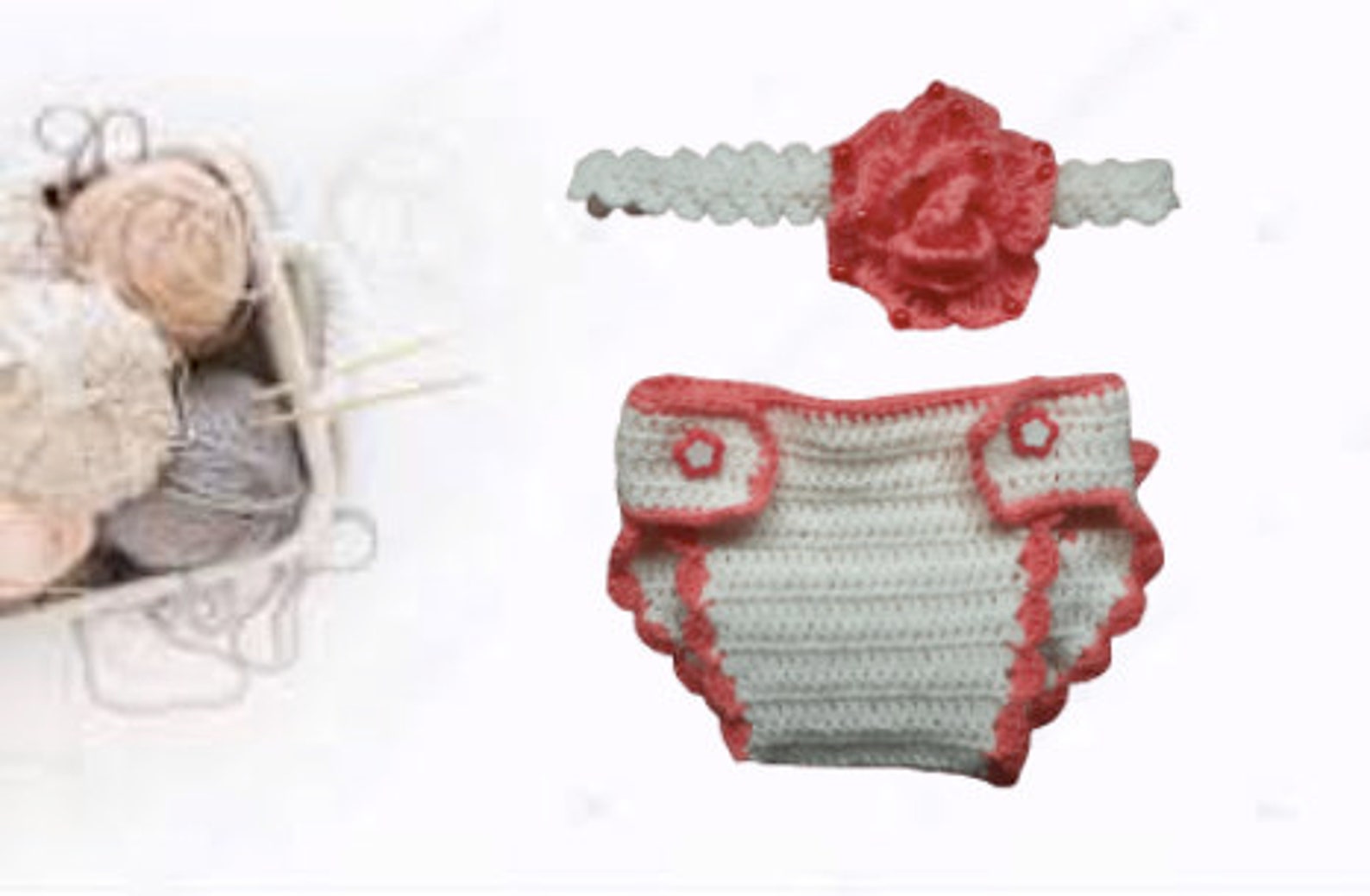 3 Crochet Panty Pattern and Headband Baby Panties Crochet Etsy Ireland