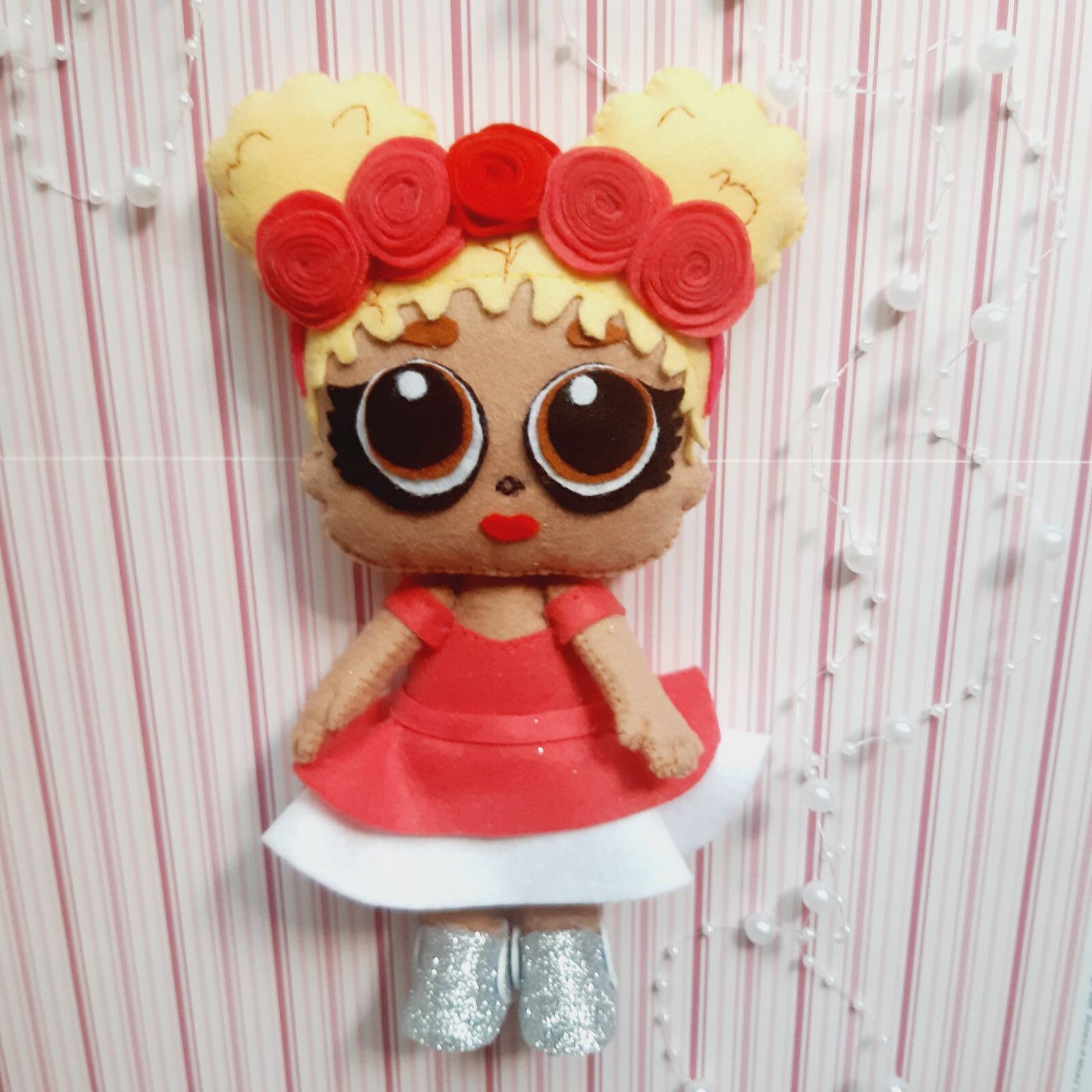 Easy doll pattern felt doll patterns felt pattern pdf | Etsy