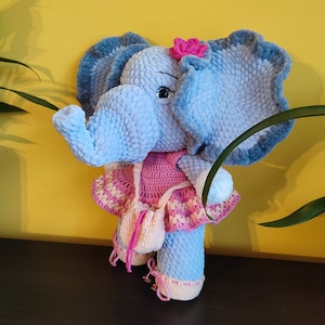 Big Elephant crochet pattern, elephant amigurumi, animal crochet pattern, amigurumi pattern, safari crochet, Plushie Pattern Elephant