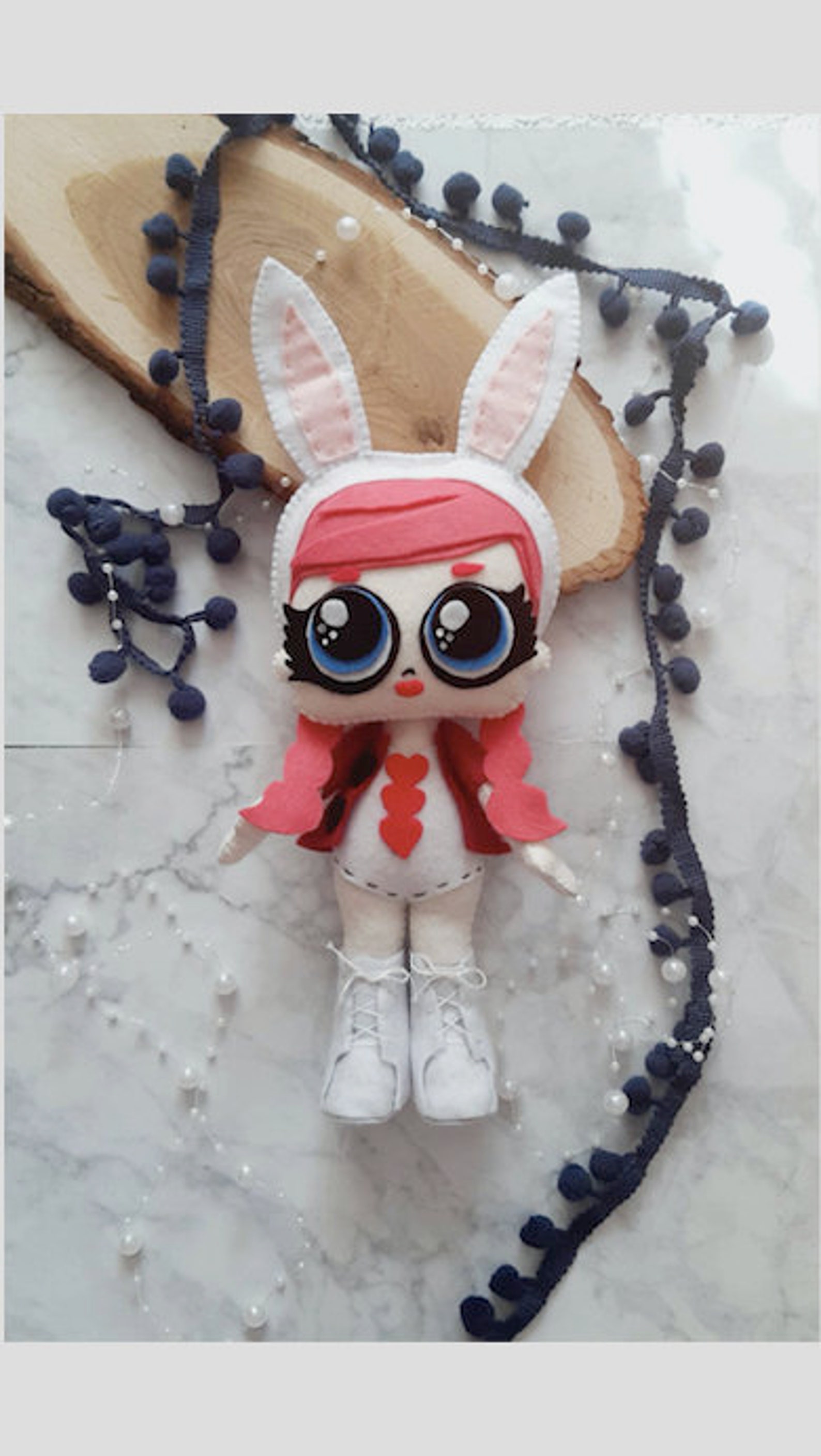 Easy Doll Pattern Felt Doll Patterns Felt Pattern Pdf - Etsy