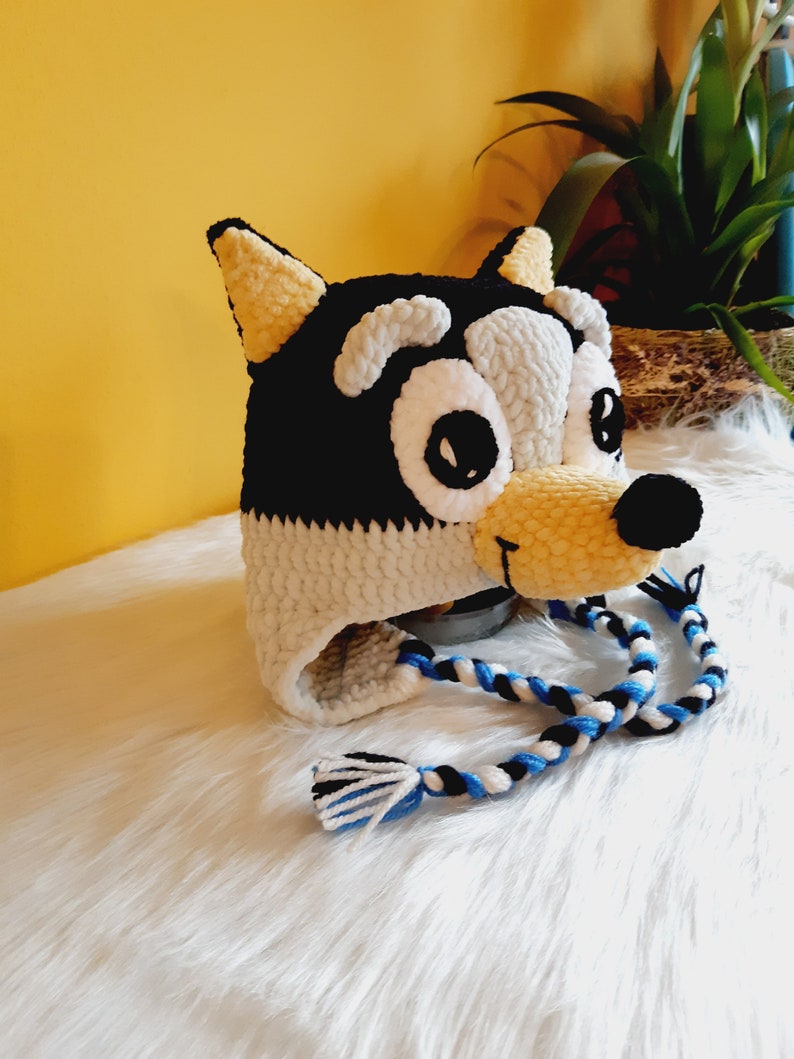 Crochet Bluey Dog Kid Hat Pattern Crochet Pattern Bluey Dog Etsy