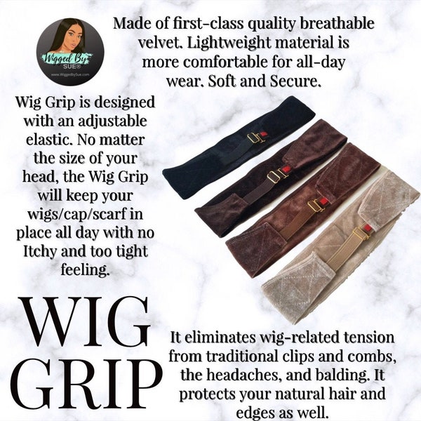 Wig Grips for wigs, Wig grip headband, non-slip wig grip