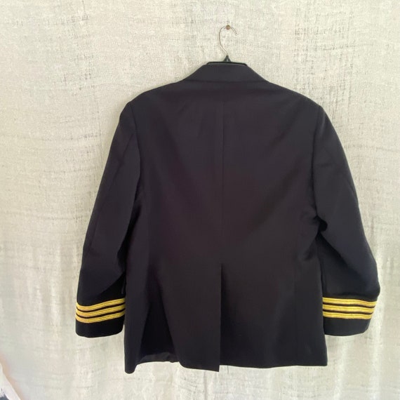 Vintage Tally-Ho Navy/Gold Pilot Blazer 43R - image 2