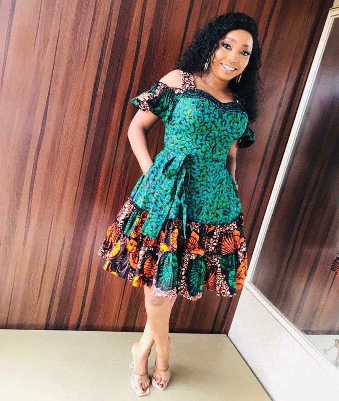 African Print Dress Fashion Wear Trendy African Dresses Etsy UK