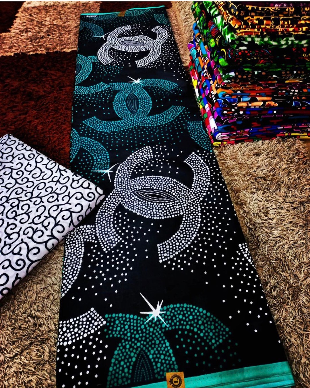 African Wax Print Fabric Exclusive /high Quality African Wax Print ...