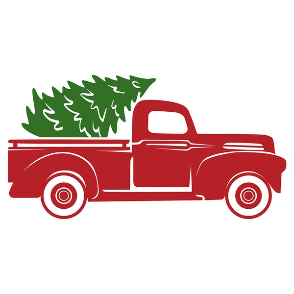 Christmas Tree Truck Etsy