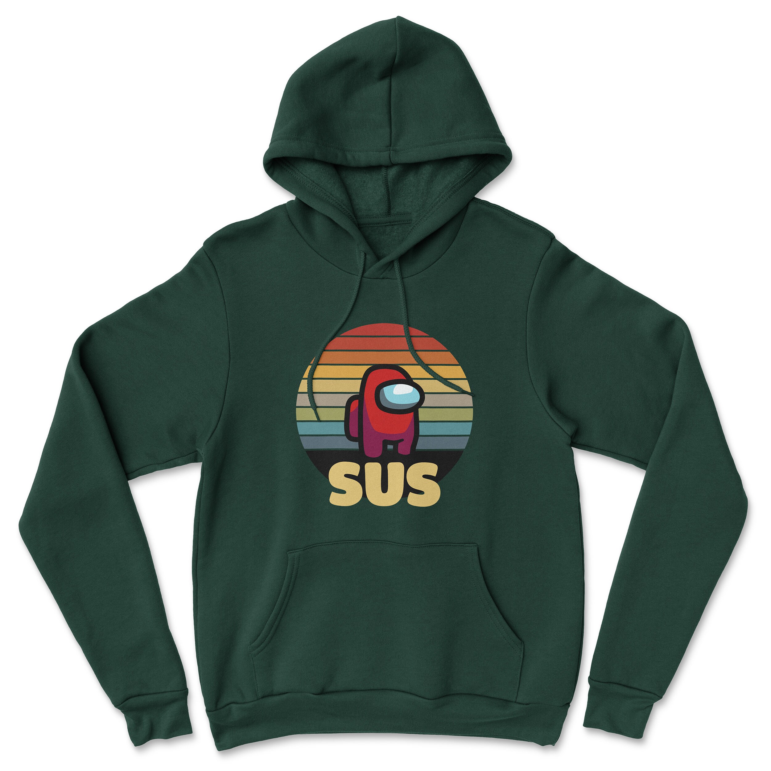 Retro Among Us Youth Hoodie Kids Acting Sus Impostor Crewmate Etsy