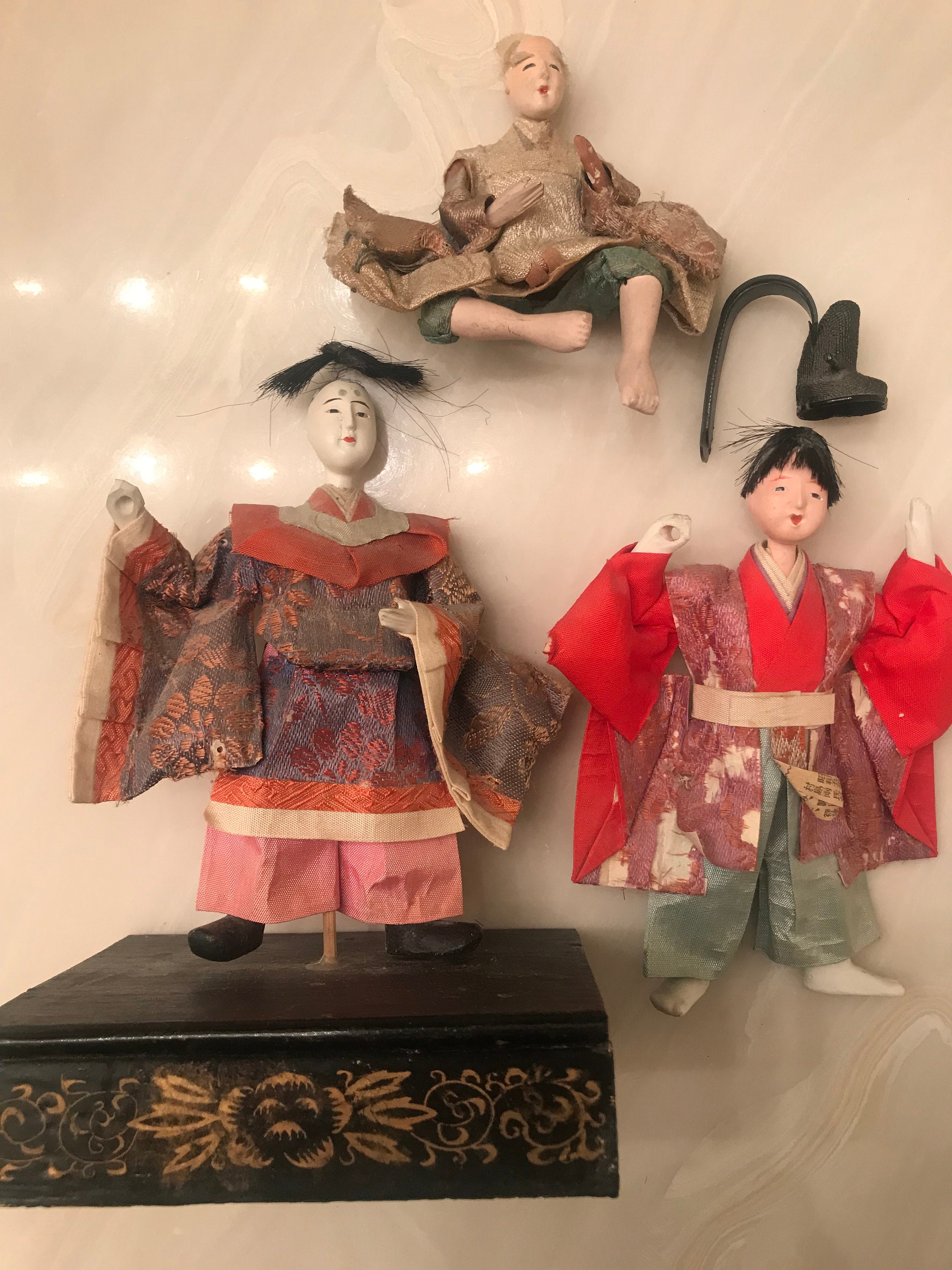 Japanese Doll Japan Doll Traditional Outfits Hina Matsuri Japan figure  wigs samurai stand Girls Days