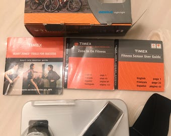 Timex Unisex Digital Fitness Heart Rate Monitor Sports Watch T5H911 strap with instruction papers