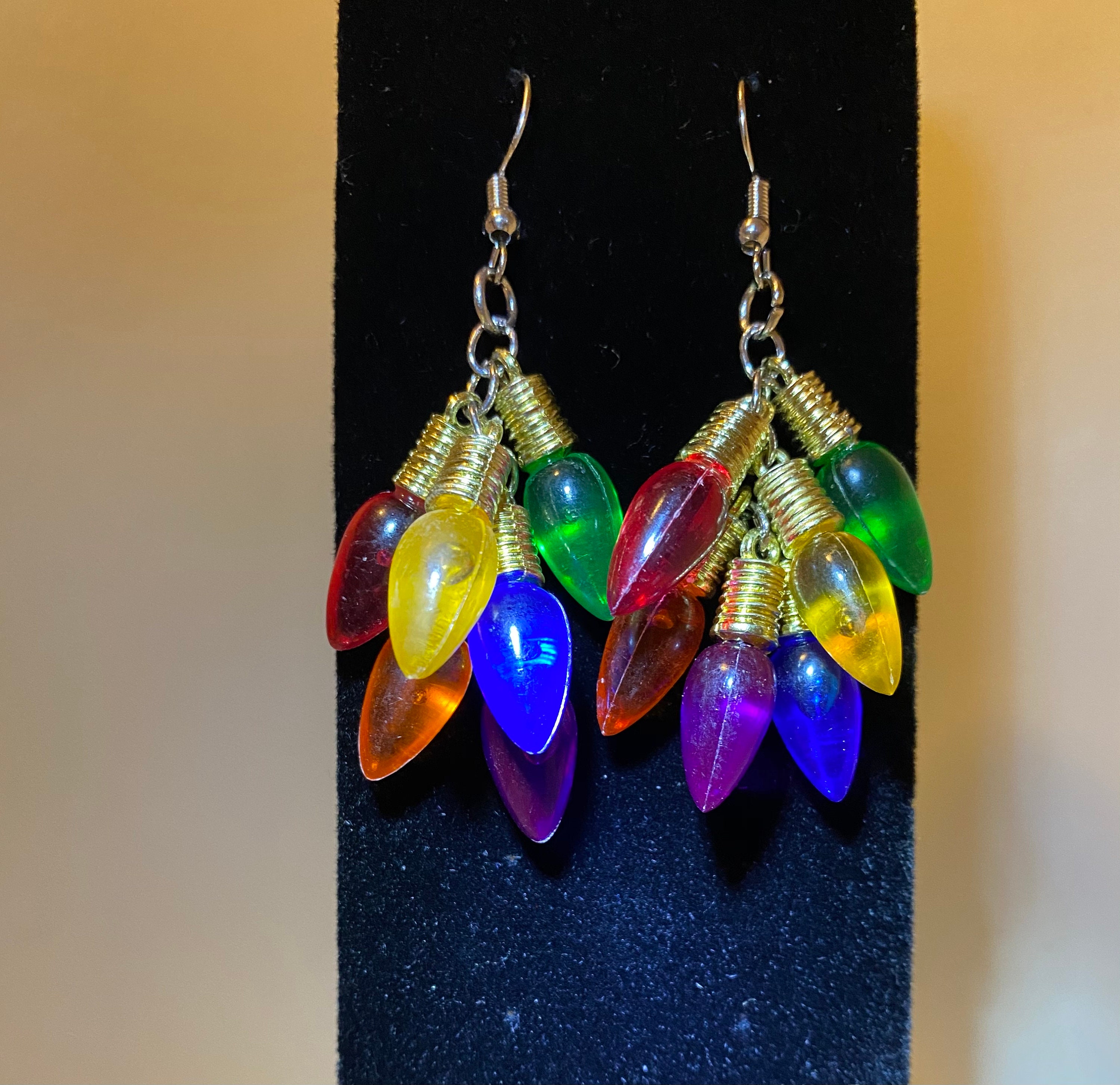 Christmas Lights Earrings Etsy Sweden