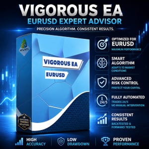 Vigorous EA MT4 | EURUSD Forex Trading Robot | Expert Advisor | Automated Trading Bot | Digital Download