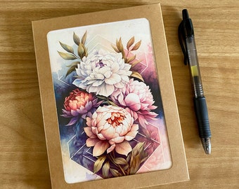 Peony Greeting Cards | Boxed Set of 5