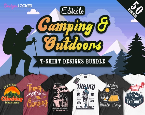 Mountains Hiking Adventure Wonder Outdoor Camping Graphic T-Shirt Mountains Hiking Adventure Wonder Outdoor Camping Graphic T-Shirt