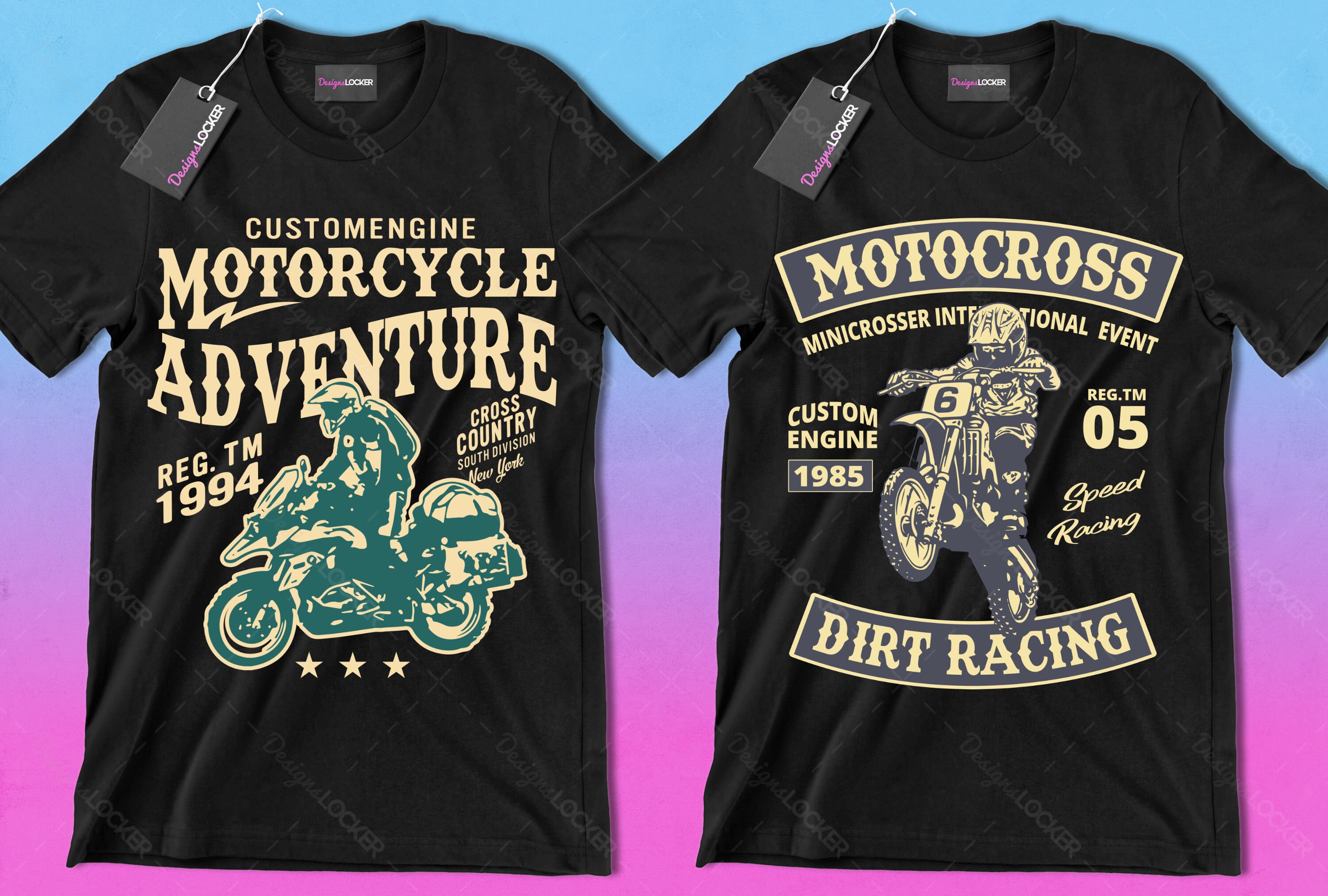 25 Motorbike Vector T-Shirt Design shirt Editable For Merch by amazon etsy etc 