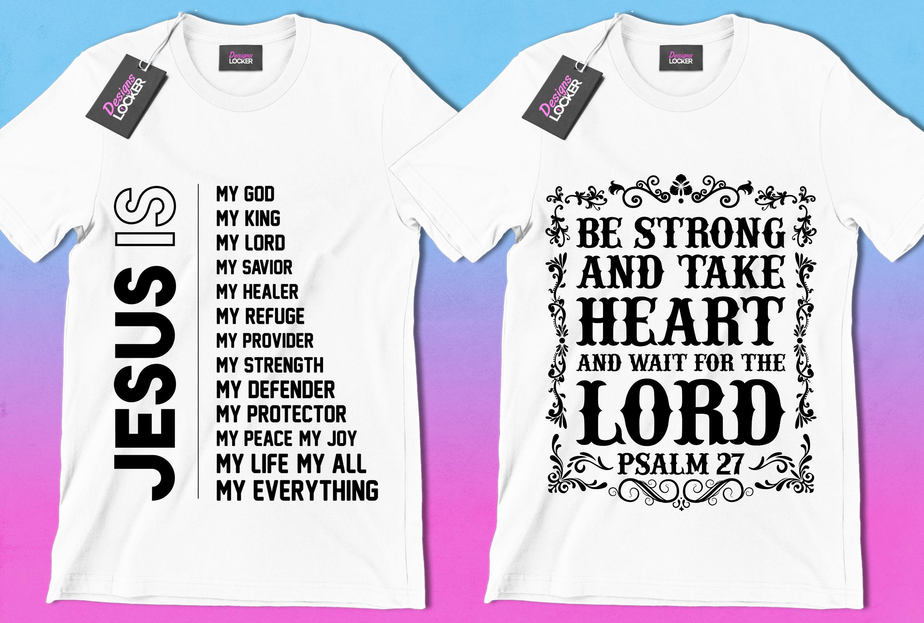 50 Editable Christian T-shirt Designs Bundle | God Vector Images,jesus ...