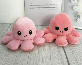emotion changing octopus stuffed animal