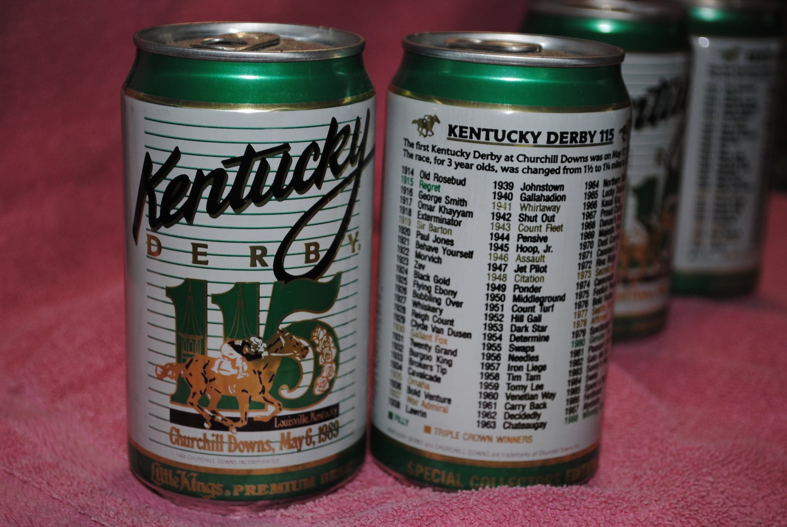 Set of 4 Little Kings Beer Kentucky Derby 115 Unopened Etsy