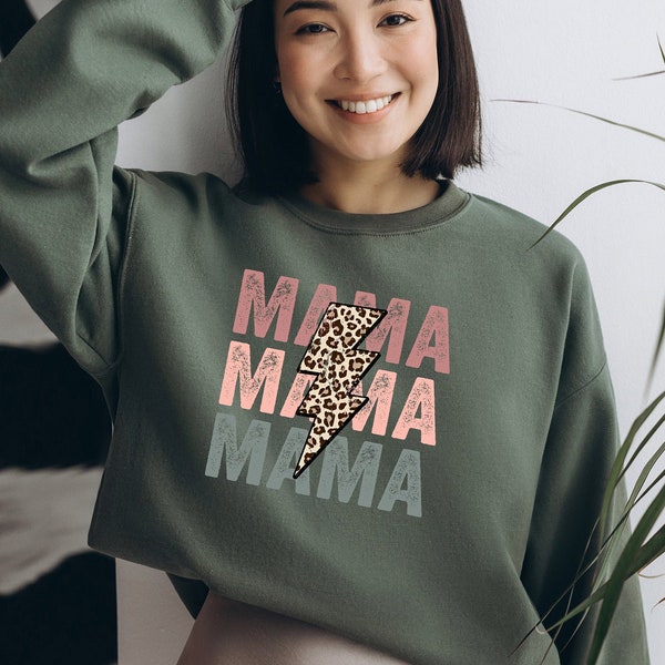 Mama Shirt, Mother's Day Shirt, Leopard Mama Shirt, Motherhood Shirt, Mom Life Shirt, Cute Mom Shirt, Mother's Day Gift