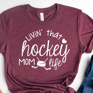 Hockey Mom Shirt, Mom Shirt, Hockey Mama Shirts, Hockey Mom Gift, Hockey Women's Shirt, Cute Mom Shirt Mother's Day Gift, Mother's Day Shirt image 1