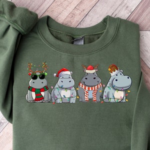 Old Tiralahilacha Kids Unisex Sweatshirt Hippopotamus Egological Red main image 1