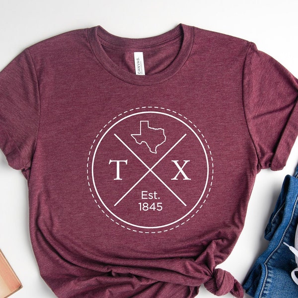 Texas Shirt, Texas Home Shirt, Cactus Shirt, Texas Women's Shirt, Home State Shirt, Texas Tee, Texas Logo Shirt